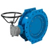 Butterfly valve Series: EKN® M Type: 21182 Ductile cast iron/Ductile cast iron Double-eccentric KIWA Gearbox Flange